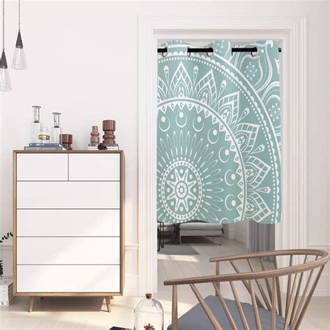 Buy Red Vow Window Tier Curtains 52 inch Length,Privacy Protected Panel ...