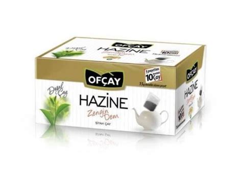Ofçay Hazine Zengin Dem Siyah Süzen Demlik Poşet Çay 30 X 15 Gr - Yerli ...
