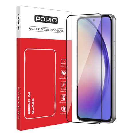 POPIO Military-Grade Gorilla Tempered Glass For Samsung Galaxy A54 ...