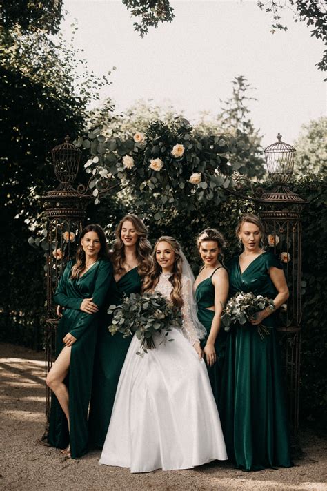 Emerald green bridesmaids dresses – Artofit