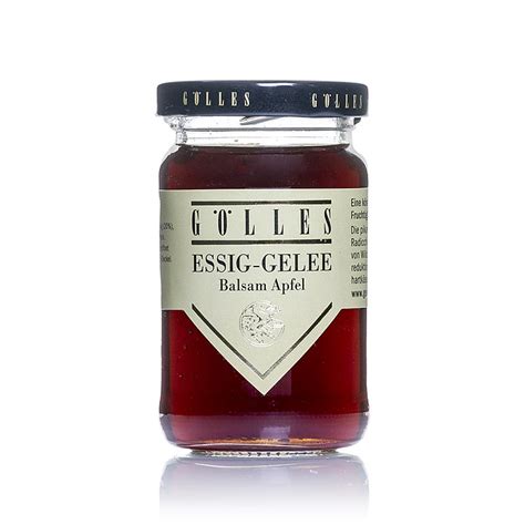 Gölles Vinegar Jelly Balsam Apple, 105 g, Glass | GOURMET VERSAND ...