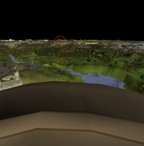 Proof the world is flat. I can see Castle Drakan from top of the ...