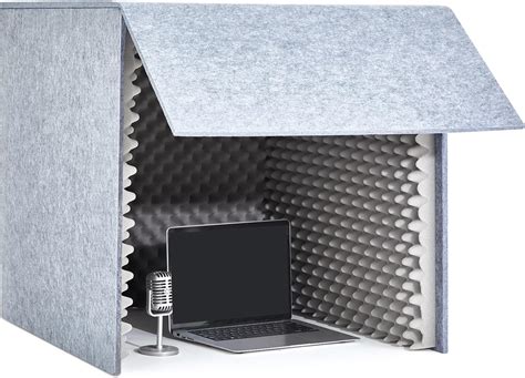 Amazon.com: Pushglossy 28 x 28x 28 Inch Desktop Soundproof Cover ...