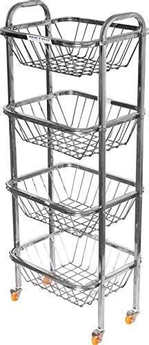SEVVY - 3 Tier Kitchen Rack - Multi-Functional Trolley - Fruits ...
