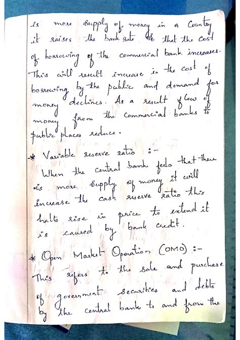 Managerial Economics Module 2 notes cont 6 - is more supply of money in ...