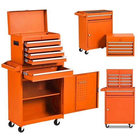5 Drawer High Capacity Rolling Tool Chest With Wheels Tool | Desertcart ...