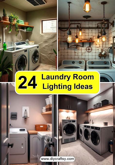 24 Laundry Room Lighting Ideas for Functionality & Style