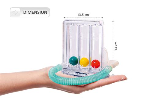 Newnik RE201 Lung Exerciser – Respiratory Spirometer for Breathing Training