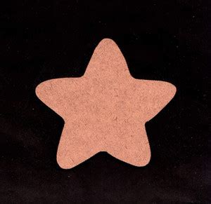 BanteyBanatey MDF Board Sheet Star Shape for Art & Craft (Pack of 5 Pcs ...