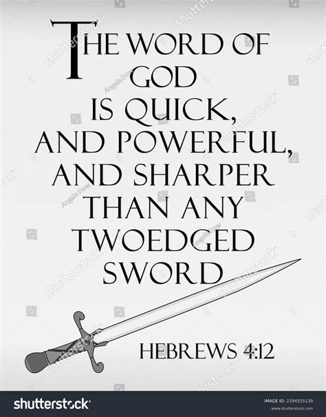 Two Edged Sword Bible Verse
