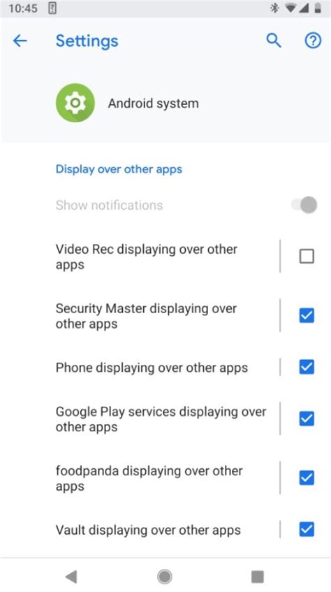 Image result for Draw Over Other Apps Example Android