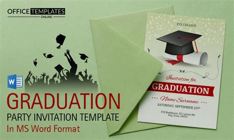 Image result for How to Use Microsoft Word to Create a Graduation Invite