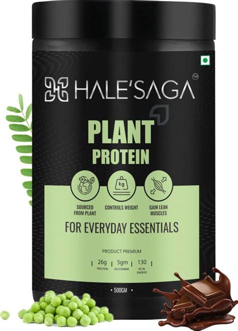 Halesaga 100% Vegan Plant Protein Powder for Muscle Gain & Recovery ...
