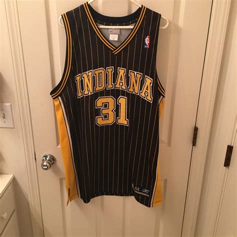 Authentic Pacers Reggie Miller Jersey XL size | Depop