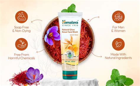 Himalaya Natural Glow Kesar Face Wash - For a Natural Glow – Himalaya ...
