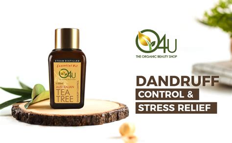 O4U Australian Tea Tree Essential Oil for - Dandruff Control, Strong ...