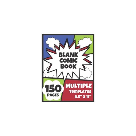 Buy Blank Comic Book: Draw Your Own Comic Book, 150 Pages, 20+ Blank ...