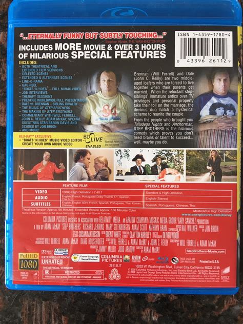 Step Brothers Blu ray | eBay