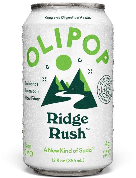 Ridge Rush Prebiotic Soda | OLIPOP