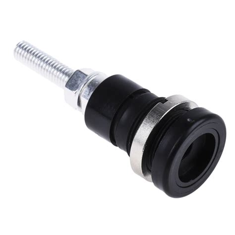 14.0010-21 Staubli | Staubli Black Female Test Socket, 6 mm Connector ...