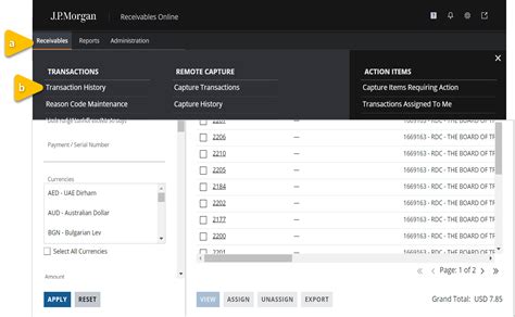 View and Manage Mobile Deposits Using the J.P. Morgan Access Website