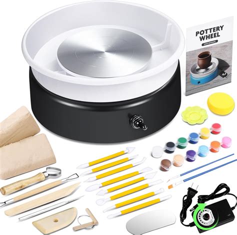 Amazon.com: Pottery Wheel for Adults Beginners Kids - 6" Variable Speed ...