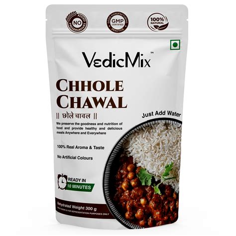 Buy Authentic Ready to Eat Chhole Chawal | Preservative-Free Meal ...