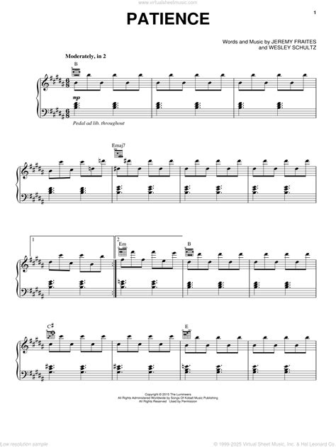 Patience Guitar Chords