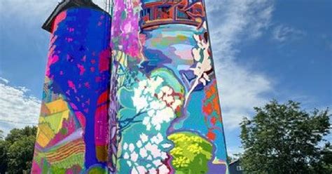 Silos in downtown Oswego to get splash of color as part of mural ...