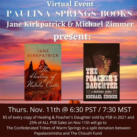 Events — Paulina Springs Books