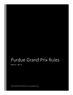 Purdue Grand Prix Rules - Fill Online, Printable, Fillable, Blank ...