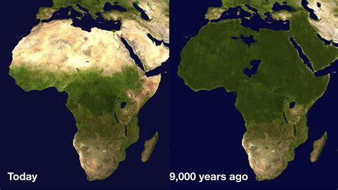 Map Of Africa 5000 Years Ago