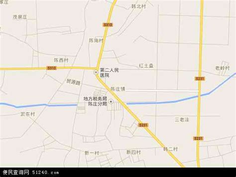 陈庄镇地图 - 陈庄镇卫星地图 - 陈庄镇高清航拍地图 - 便民查询网地图