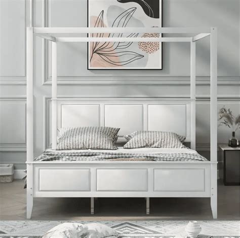 Forest Canopy Bed White