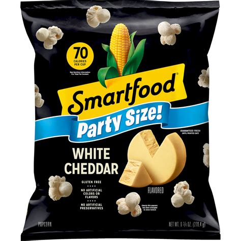 Smartfood Popcorn, White Cheddar, Party Size!-Hero