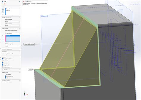 SolidWorks Loft Using Multi Plane 的图像结果