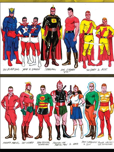 Golden Age Superheroes (art by Alex Ross) - Imgur | Comic book ...