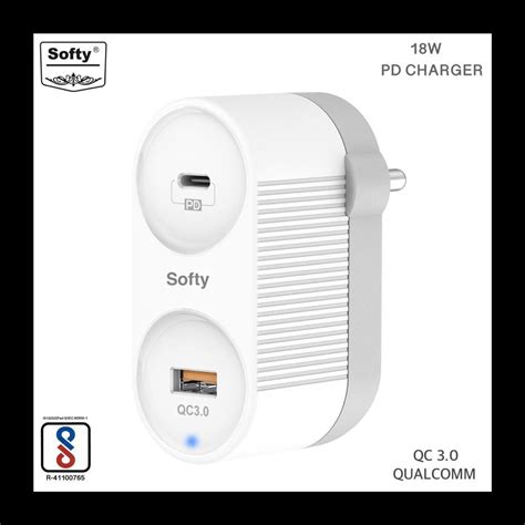 Softy premium quality Qualcomm 3.0 PD charger