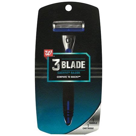 Walgreens Men's 3 Blade EasyFit Razor | Walgreens