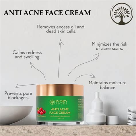 Buy Anti Acne Face Cream Organic Helps in Reduces Acne, Prevents ...