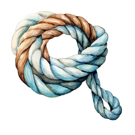 Watercolor Rope Clip Art, Watercolor, Cartoon, Cowboy PNG Transparent ...