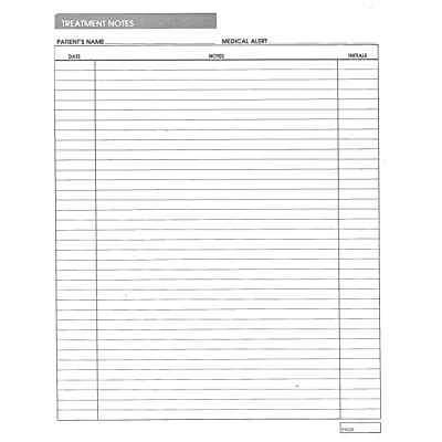 Buy Doctor Stuff - Dentist Office Forms, Chart Form Treatment Notes ...