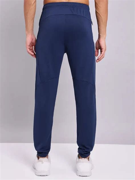 Men Slim Fit Trackpants with Techno Dry