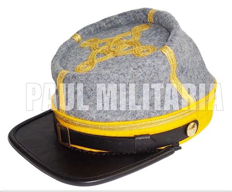 AMERICAN CIVIL WAR CONFEDERATE CAVALRY MAJOR KEPI HAT