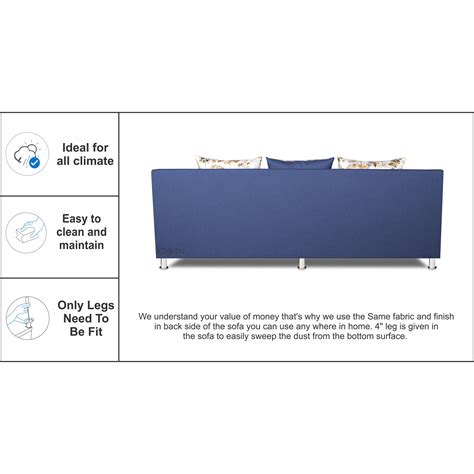 Premium Quality Alica Modular Sofa Set (Blue) - Adorn India