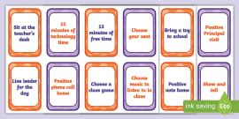 Reward Vouchers (teacher made) - Twinkl