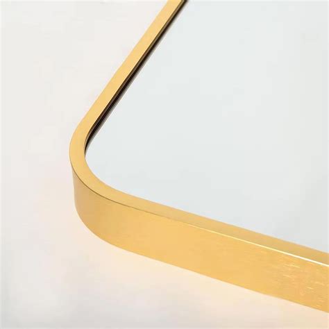 Buy The Artment Vista Frame Floor Mirror Gold Arched Online