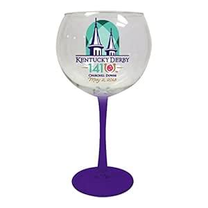 Kentucky Derby 141st Anniversary Hand Crafted Balloon Wine Glass, 20 ...