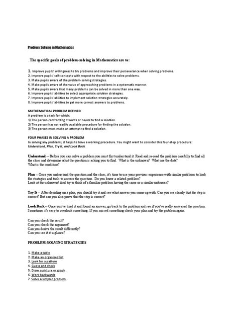 Image result for Mathematics as Problem Solving PDF