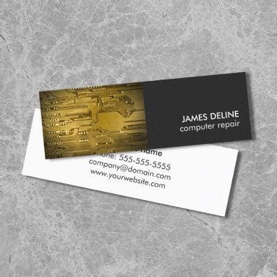Computer Repair Business Card Design 的图像结果